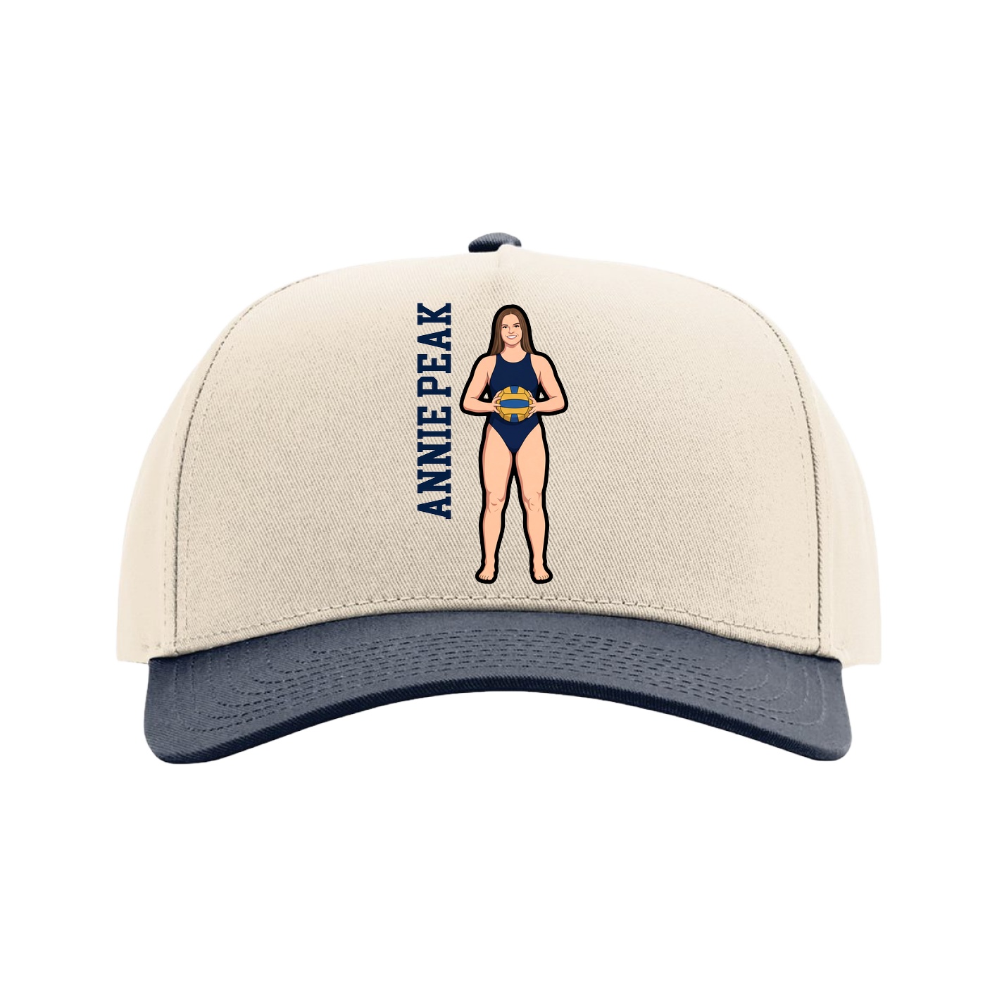 Full Fabric Five-Panel Champ Cap