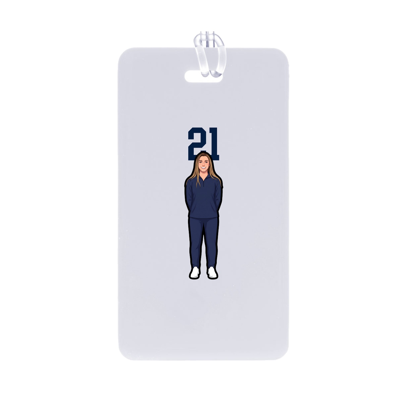 Bag Tag — Number Top in Classic