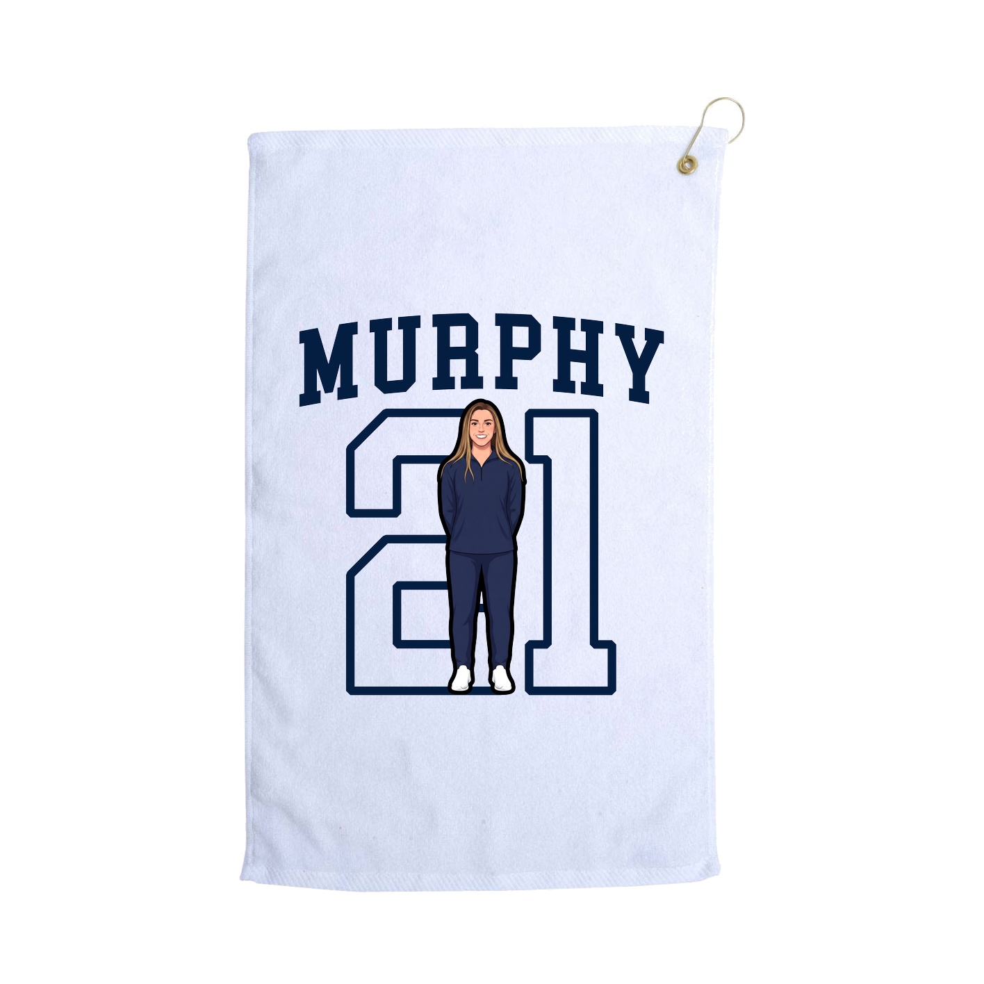 Golf Towel — Shirsey in White