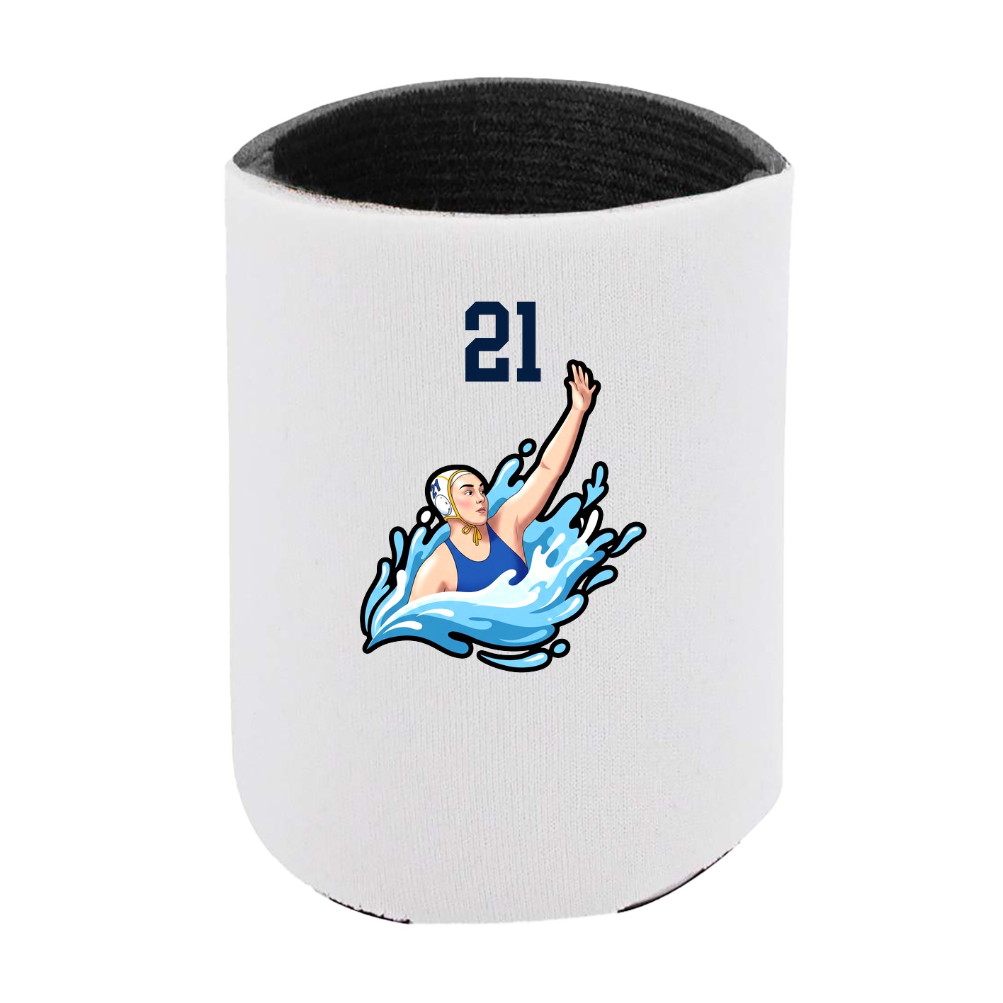 Can Holder — Number Top in White