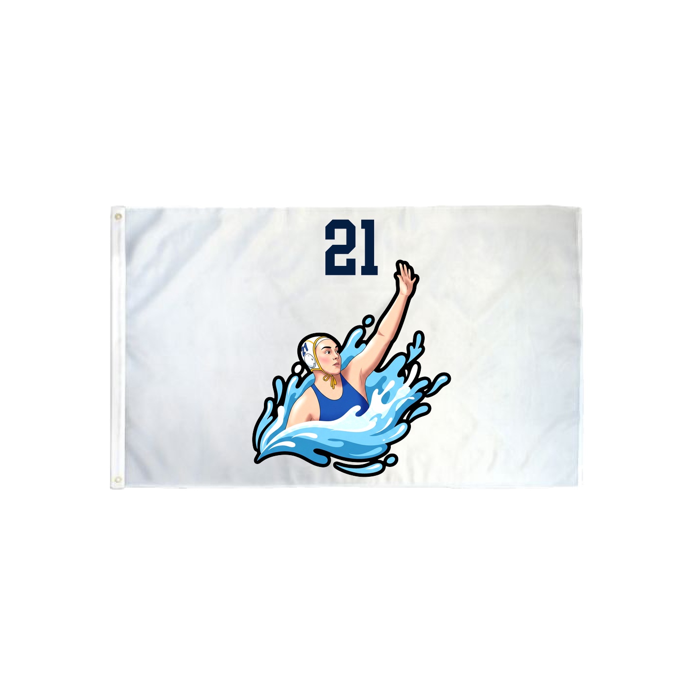 3x5 Flag — Number Top in Classic