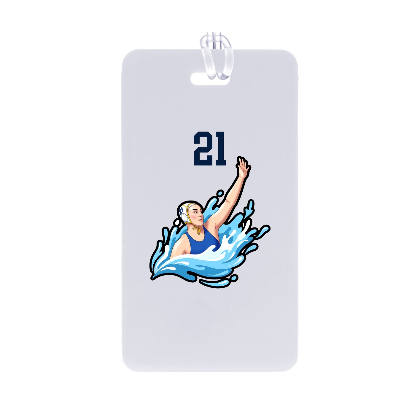 Bag Tag — Number Top in Classic