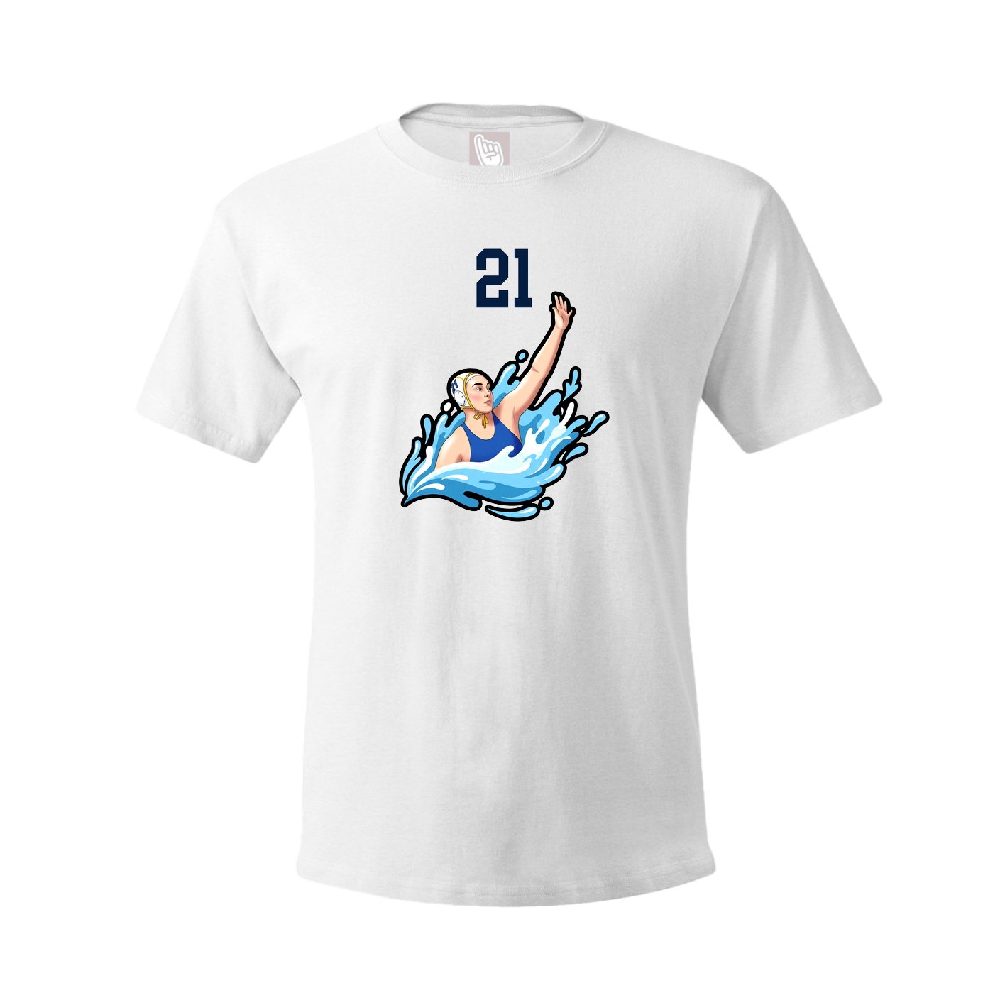 Tee — Number Top in White