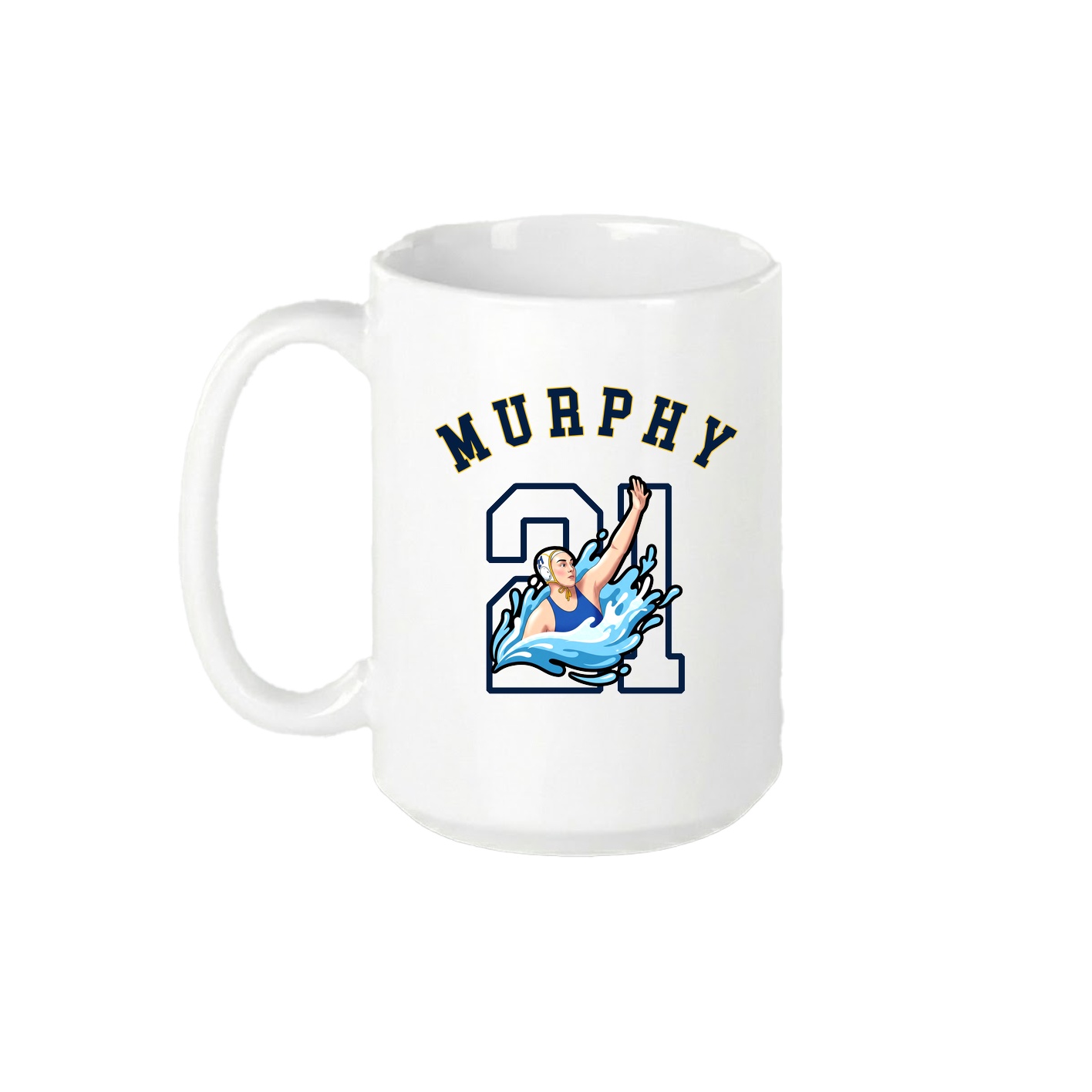 15oz Coffee Mug — Shirsey Arch in White