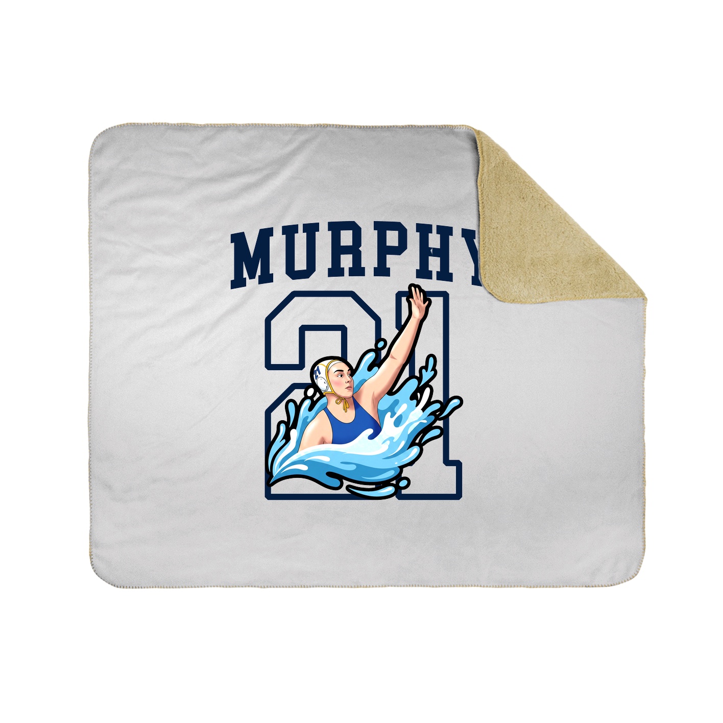 Throw Blanket — Shirsey in White
