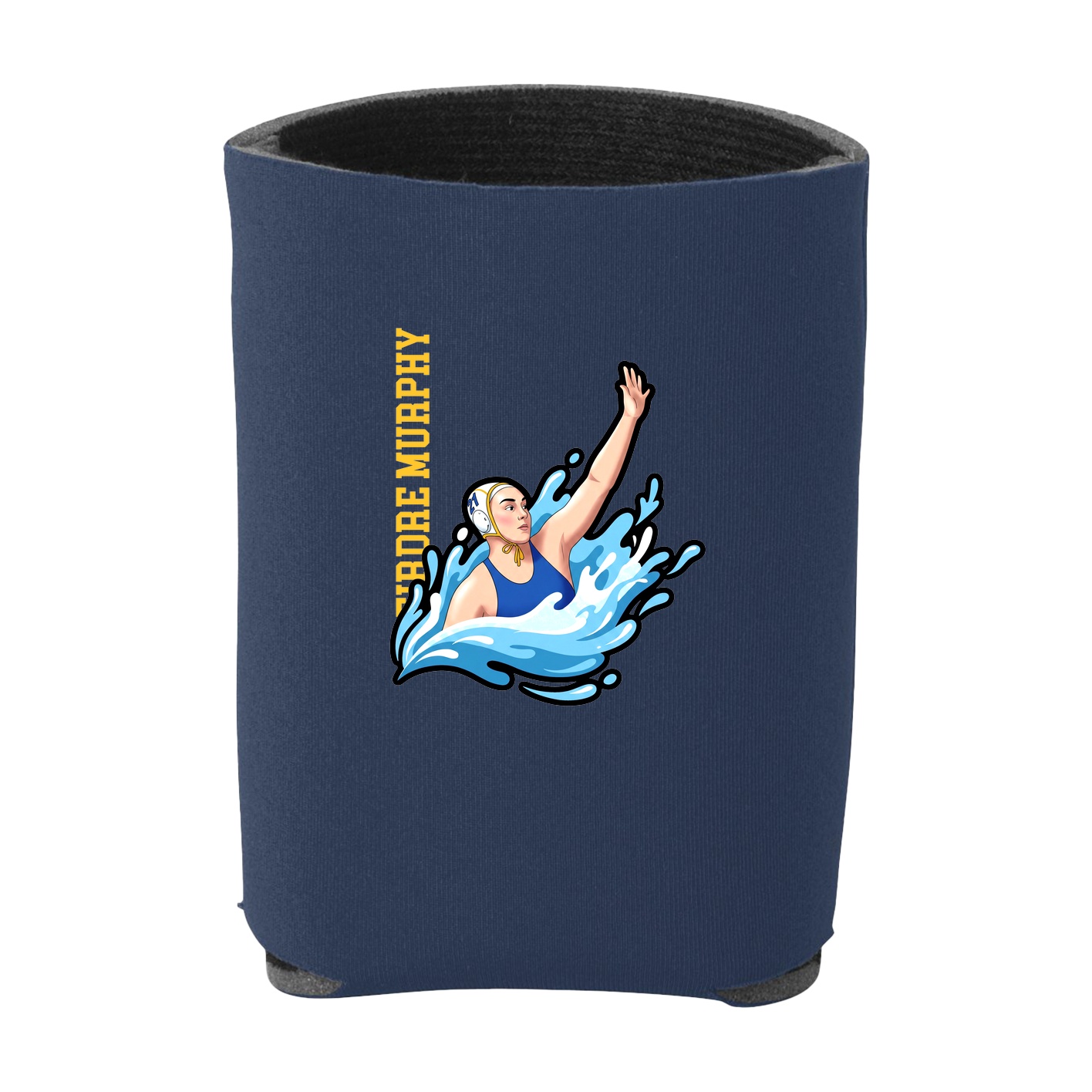 Can Holder — Name Vertical in Navy