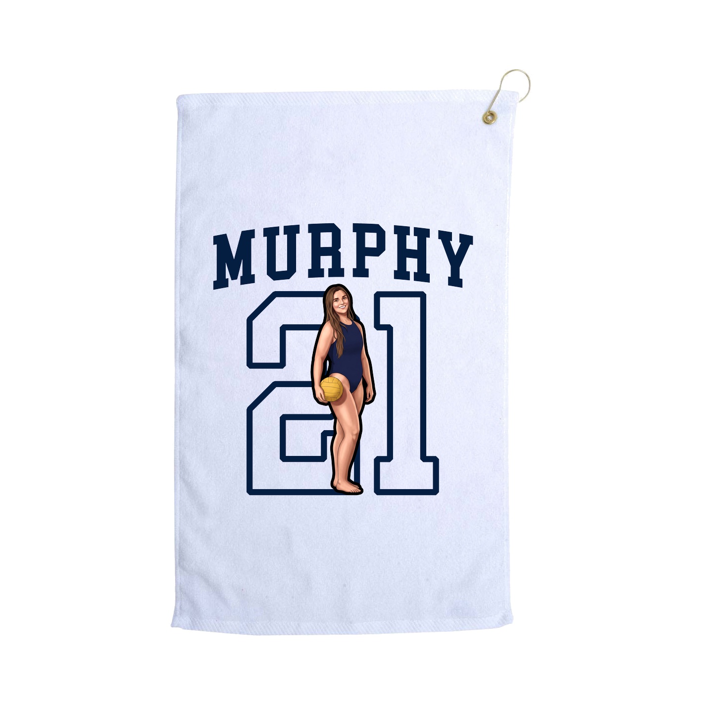 Golf Towel — Shirsey in White
