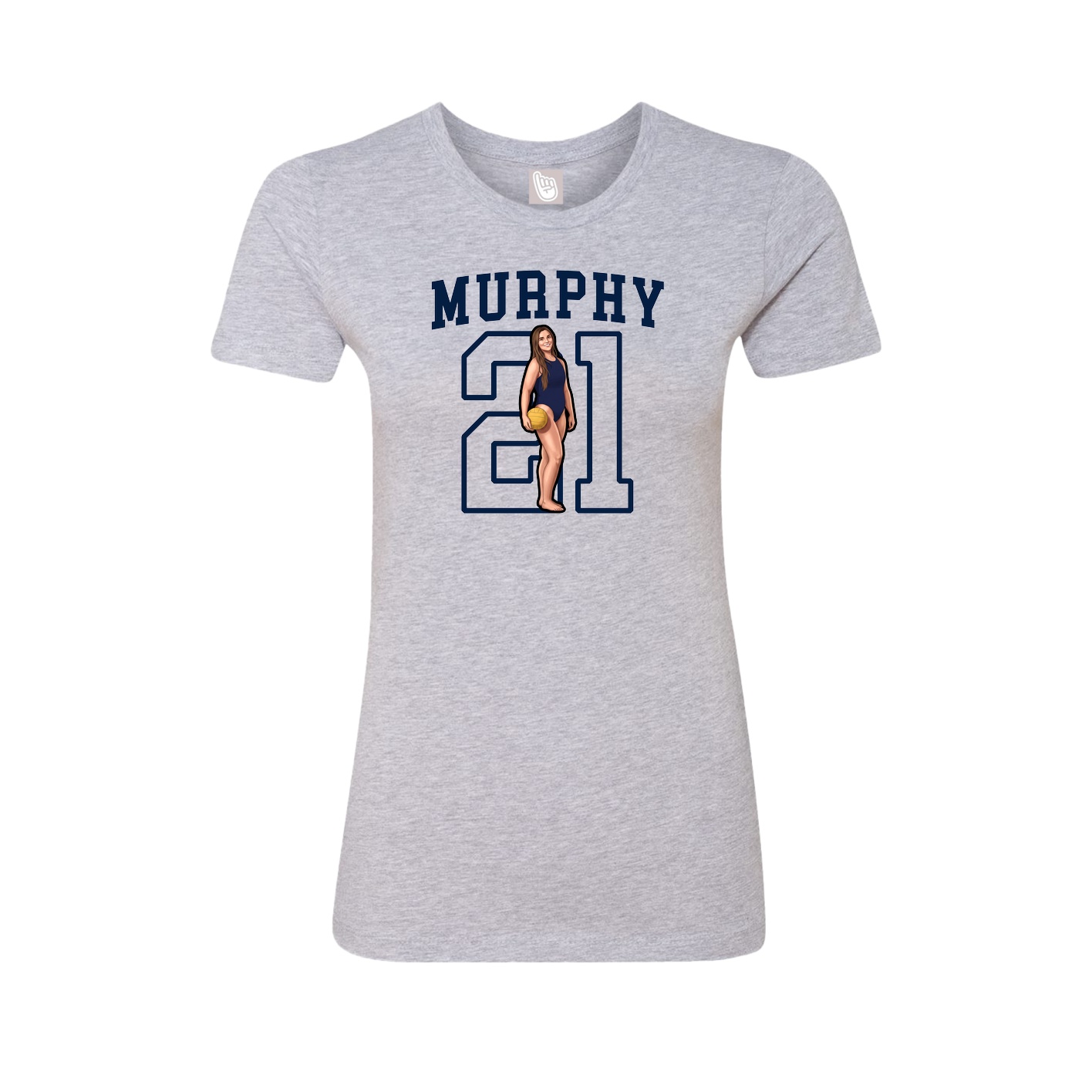Fitted Women's Tee — Shirsey in Grey