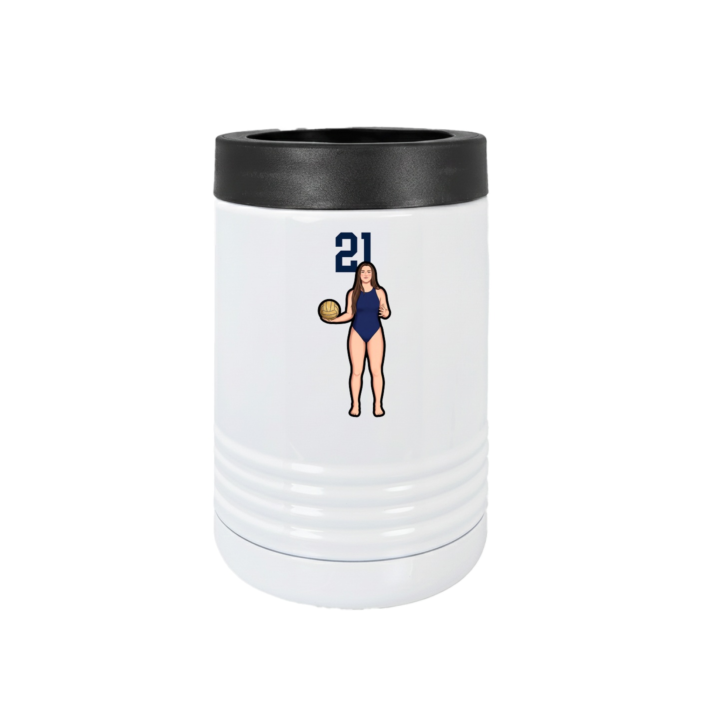 Beverage Holder — Number Top in White