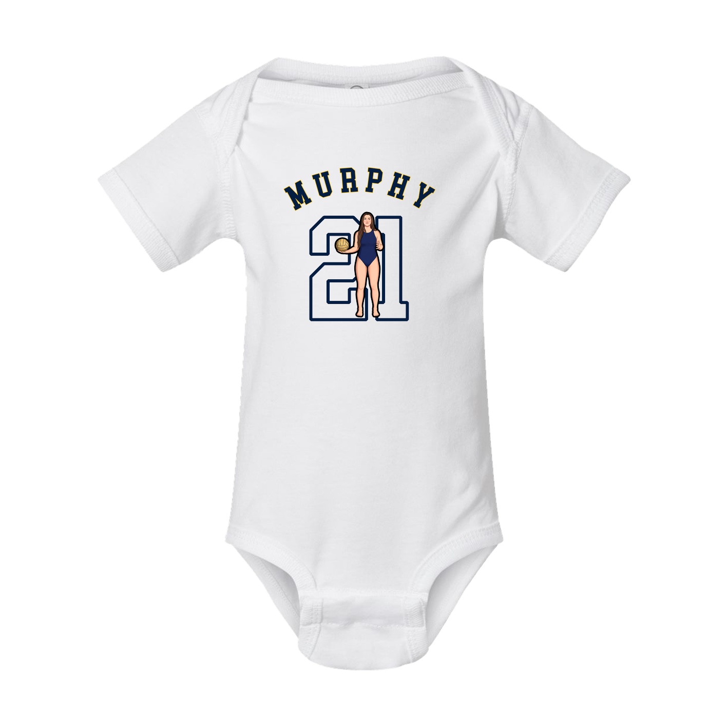 Baby Onesie — Shirsey Arch in White