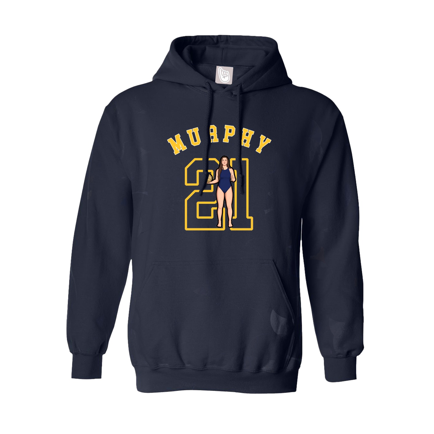 Youth Hoodie — Shirsey Arch in Navy