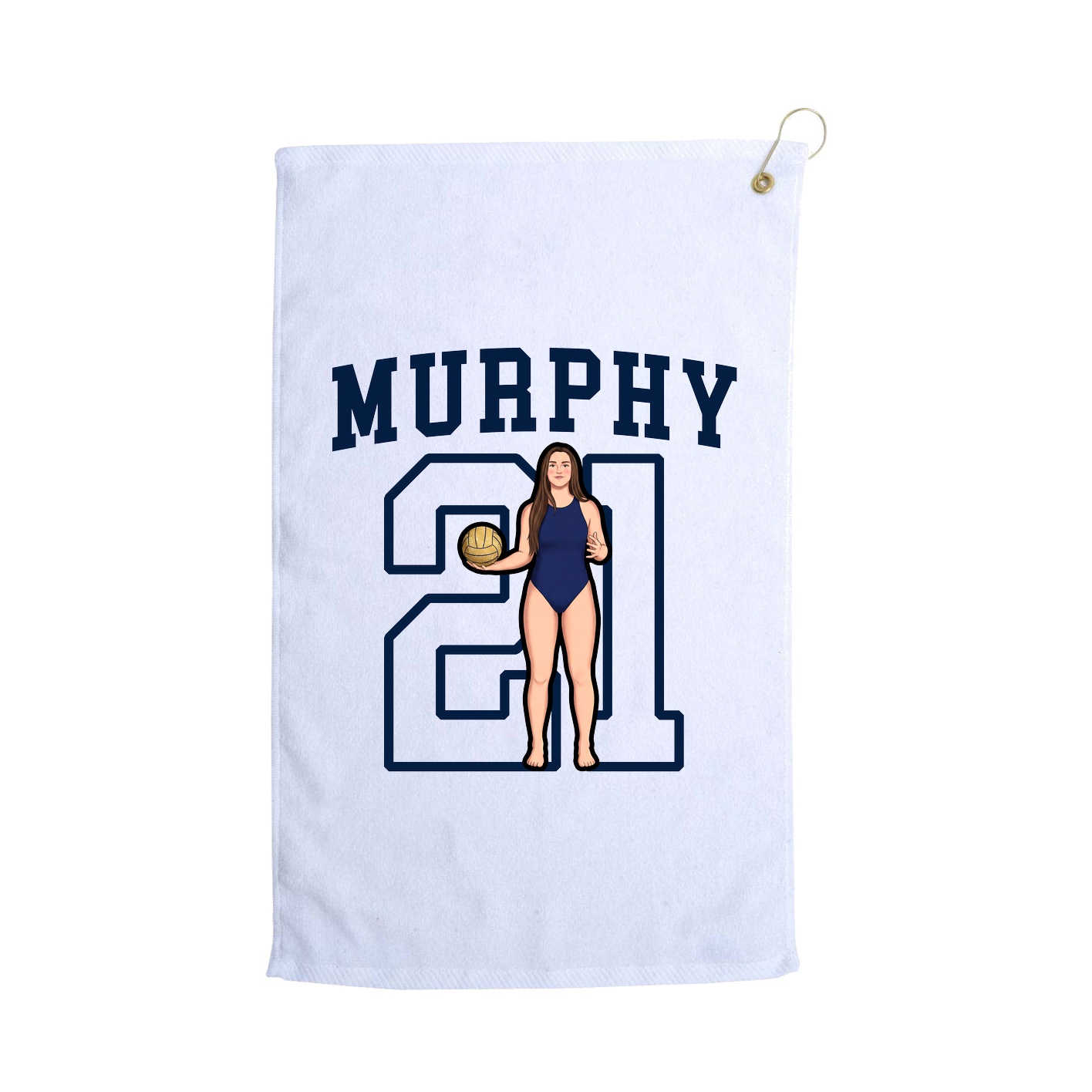 Golf Towel — Shirsey in White