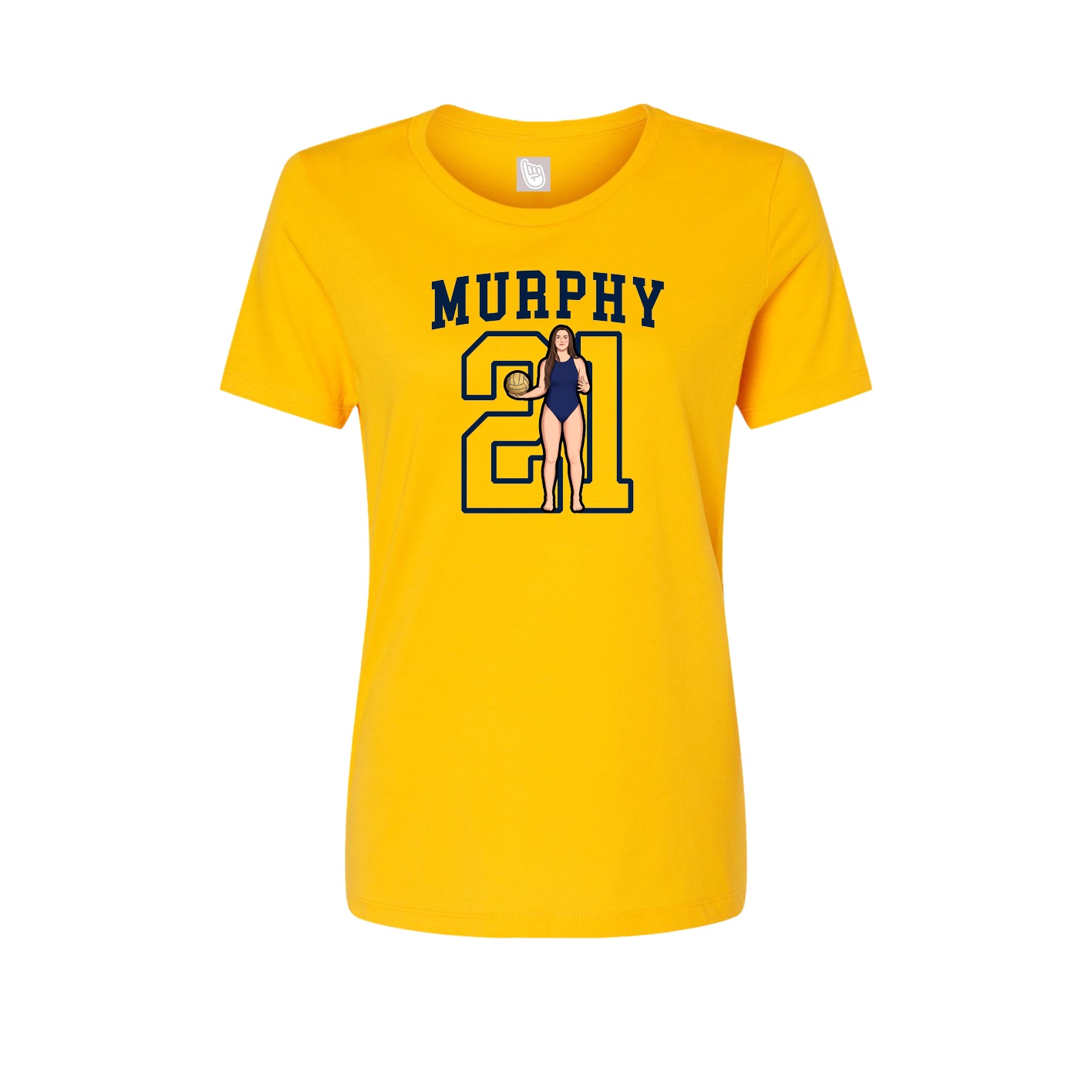 Fitted Women's Tee — Shirsey in Gold
