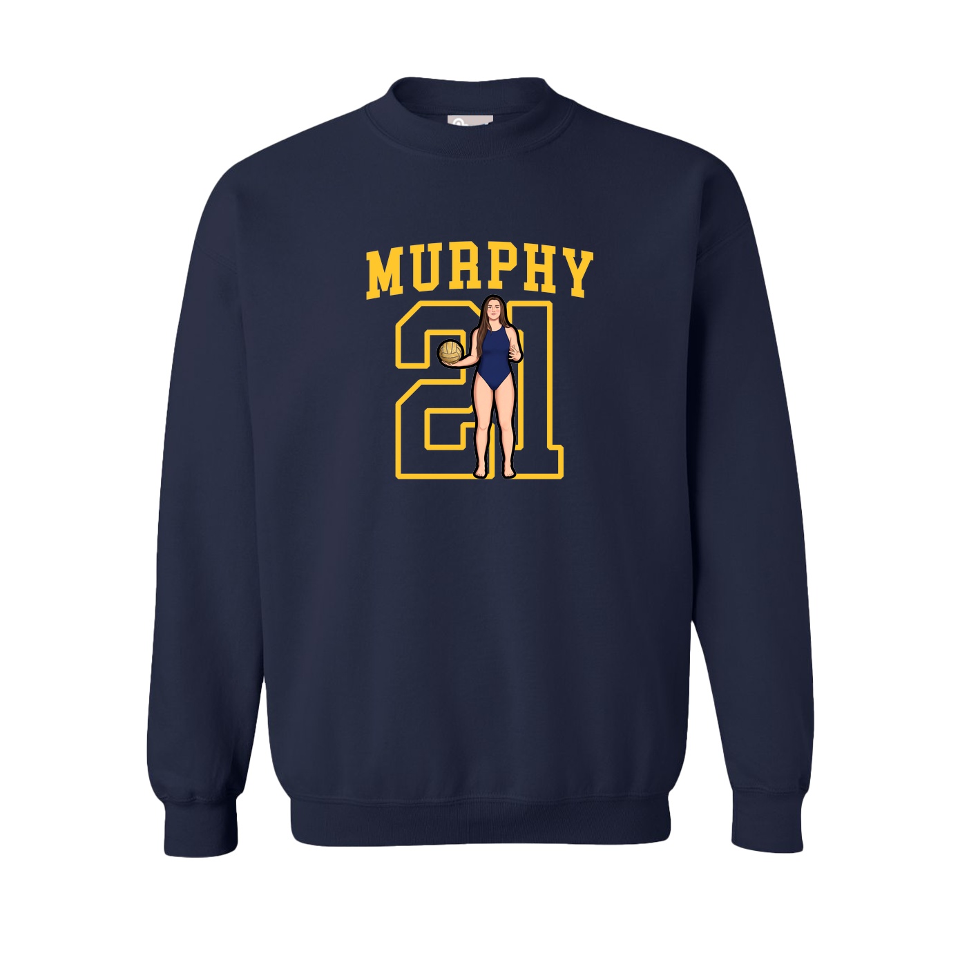 Fleece Crew — Shirsey in Navy