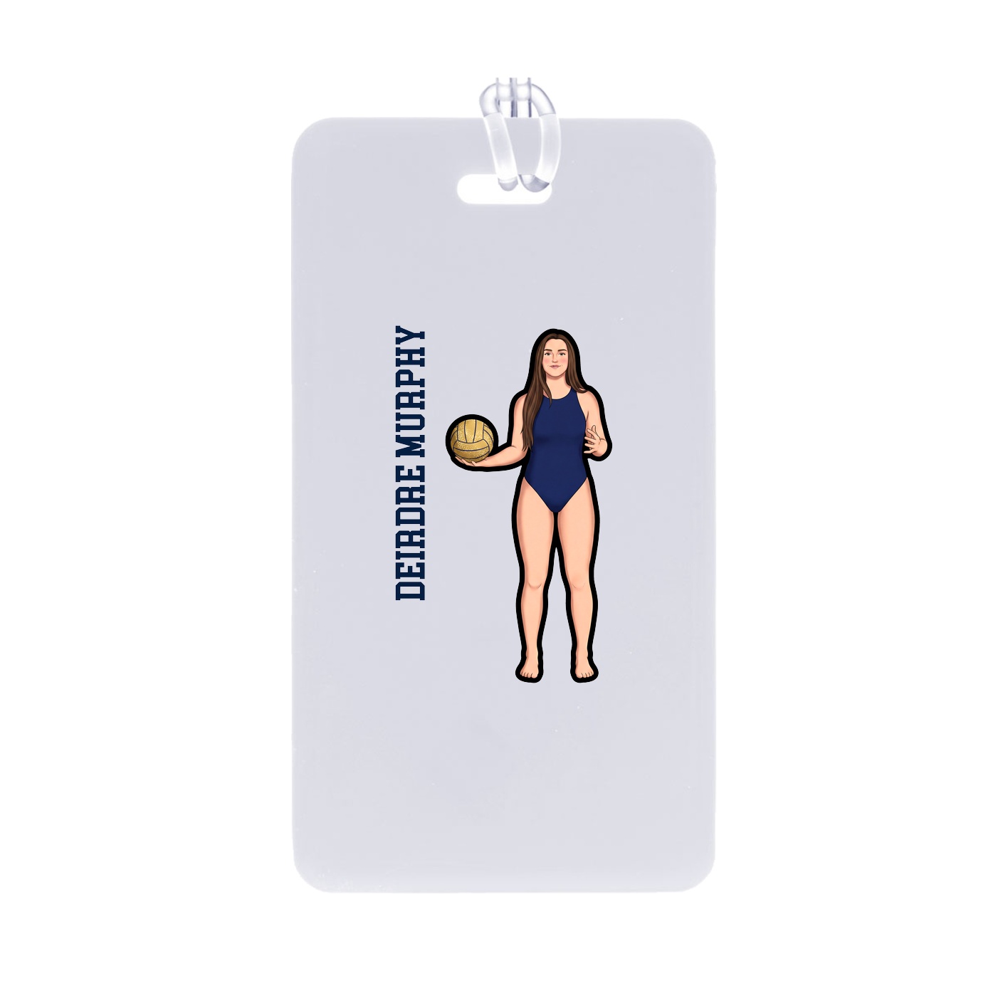 Bag Tag — Name Vertical in Classic