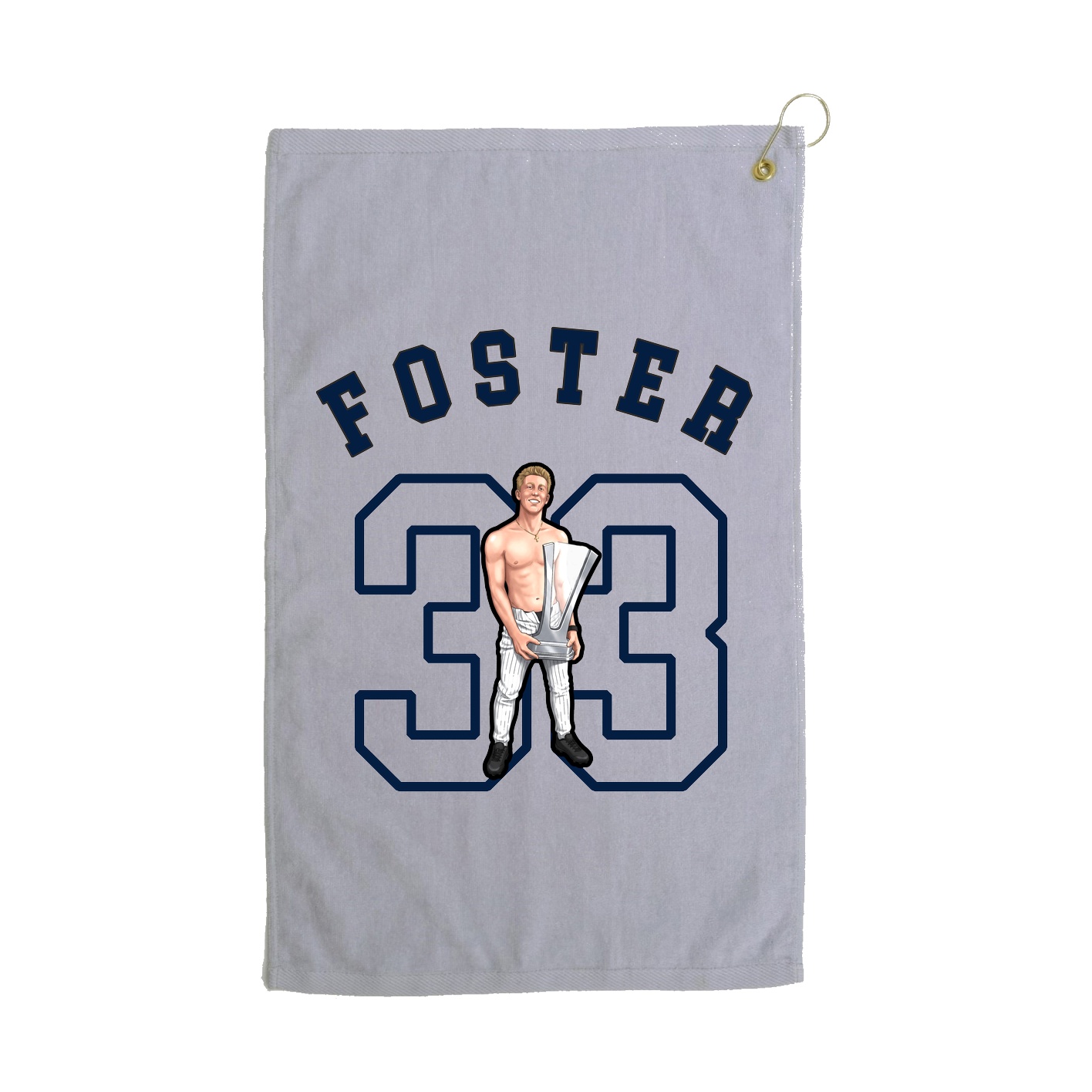 Golf Towel — Shirsey Arch in Grey