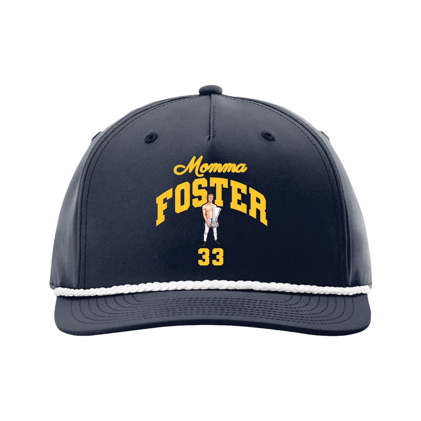 Five-Panel Classic Rope Cap — Mothers Day Arch in Navy