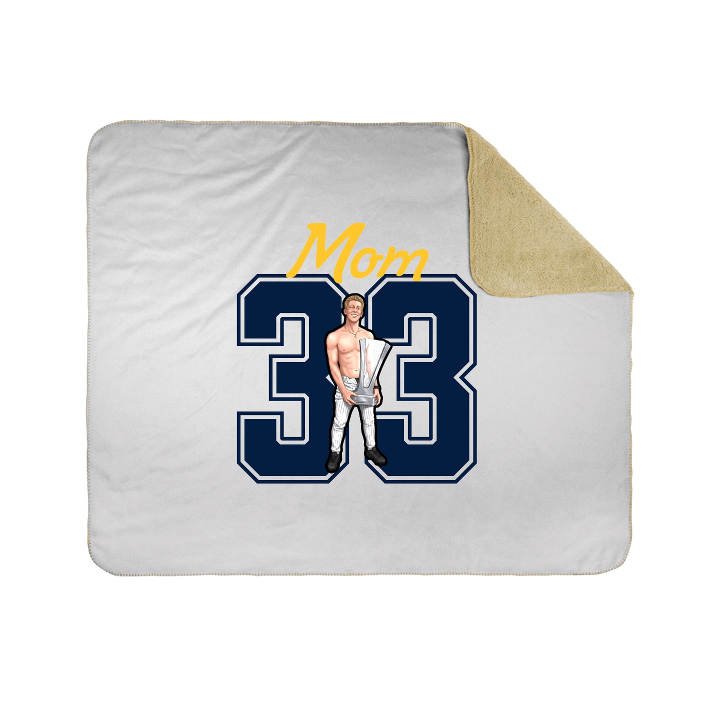 Throw Blanket — Mothers Day Shirsey in White