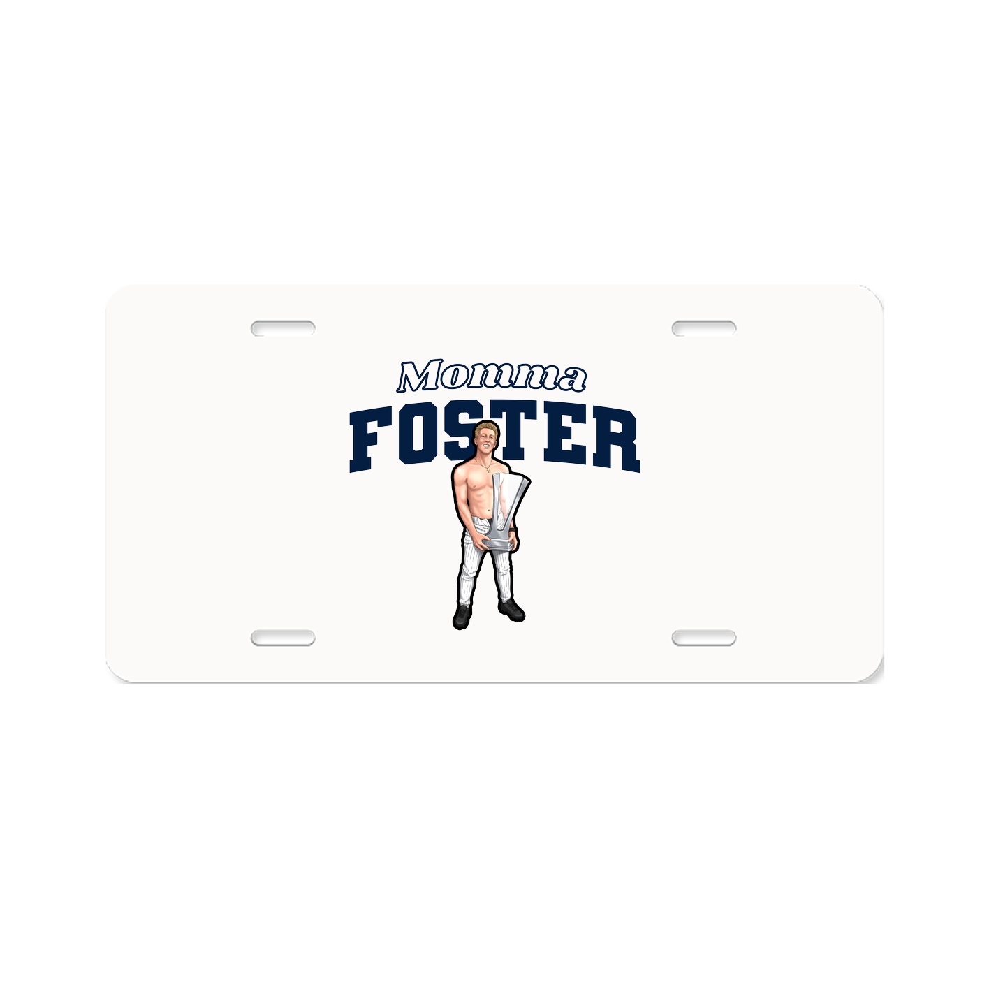 License Plate — Mothers Day Block in Classic