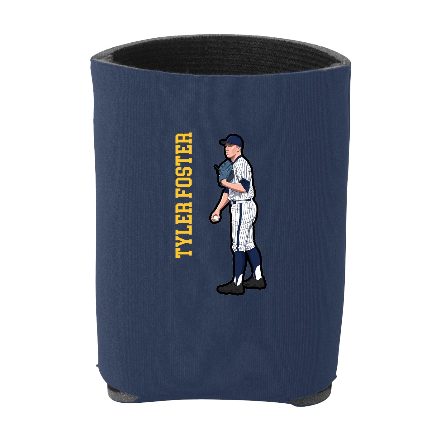 Can Holder — Name Vertical in Navy