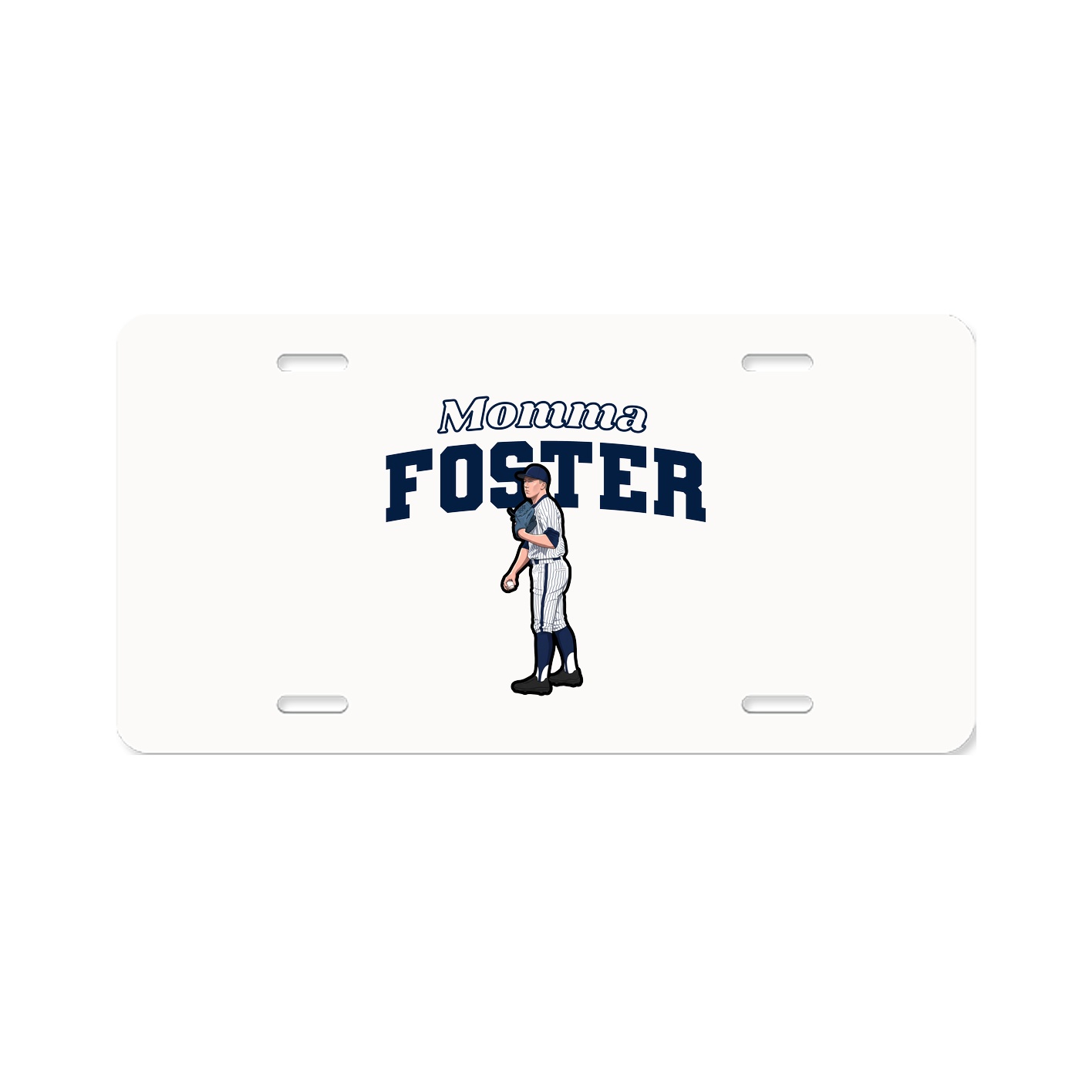 License Plate — Mothers Day Block in Classic