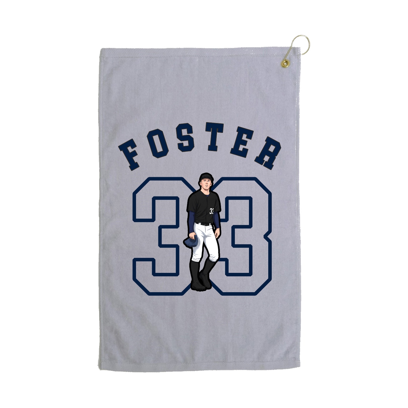Golf Towel — Shirsey Arch in Grey