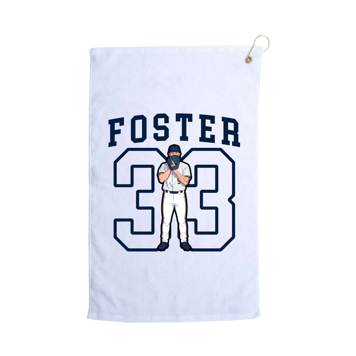 Golf Towel — Shirsey in White