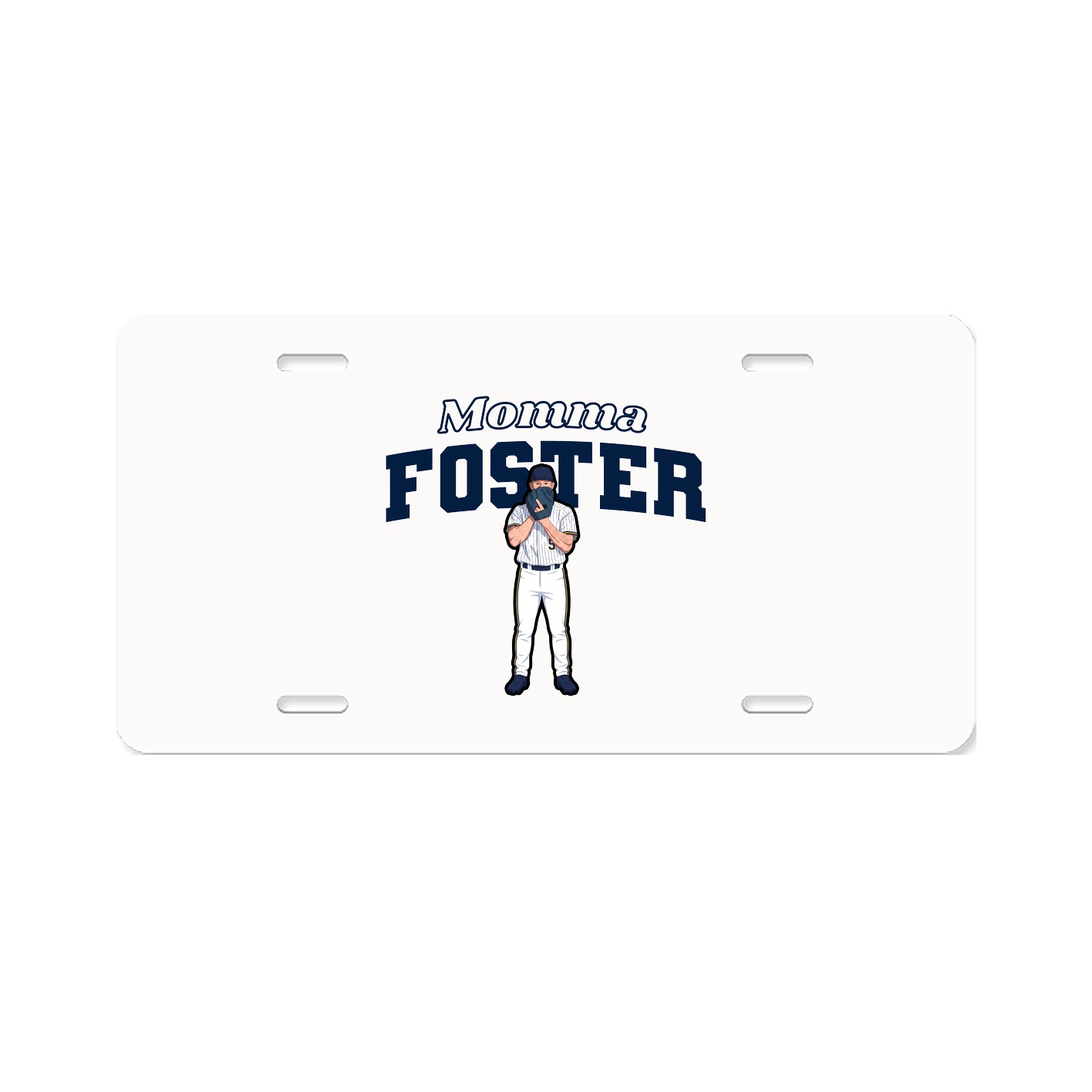 License Plate — Mothers Day Block in Classic