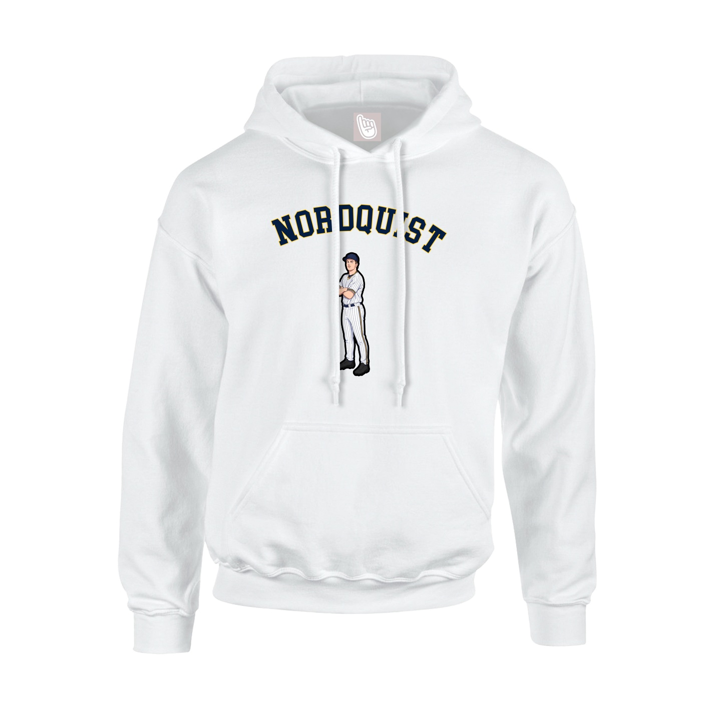 Youth Hoodie — Shirsey Arch in White