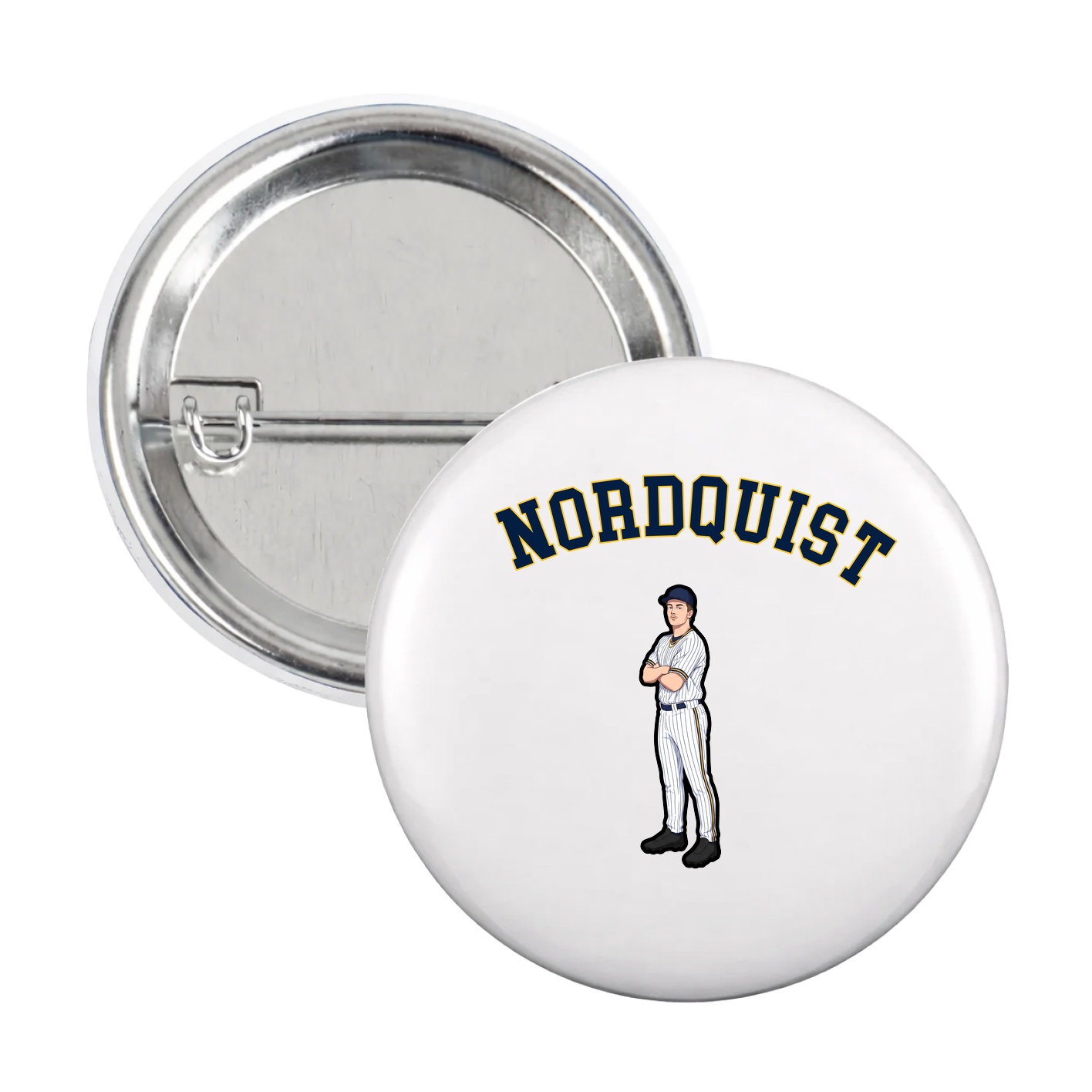 Game Day Button — Shirsey Arch in White