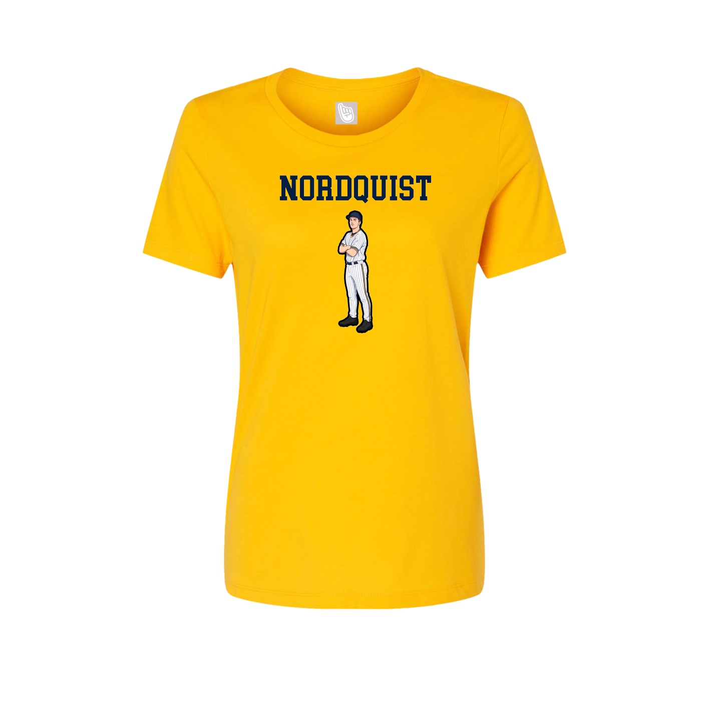 Fitted Women's Tee — Shirsey in Gold