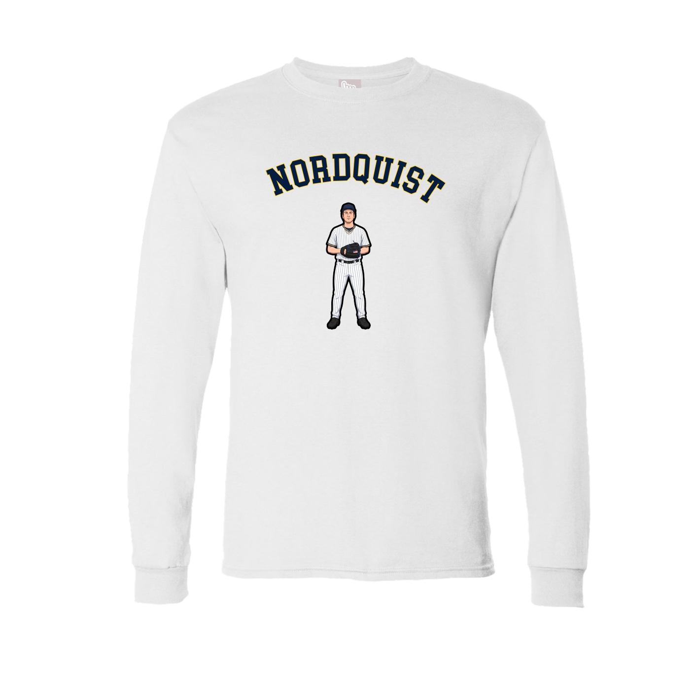 Long Sleeve Tee — Shirsey Arch in White