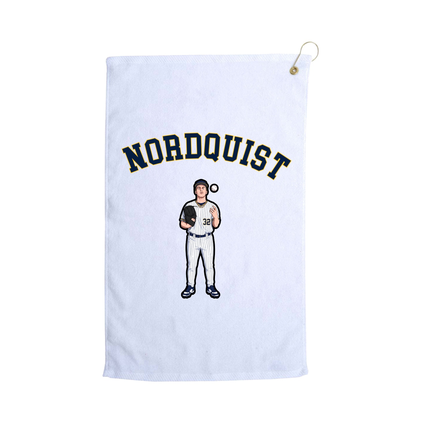 Golf Towel — Shirsey Arch in White