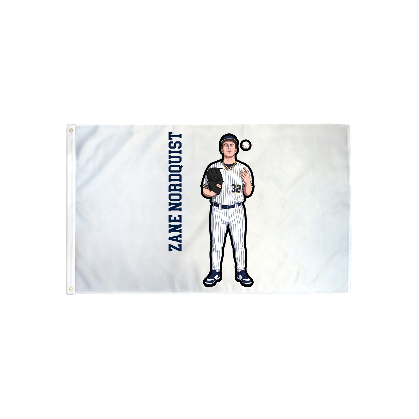 3x5 Flag — Name Vertical in Classic