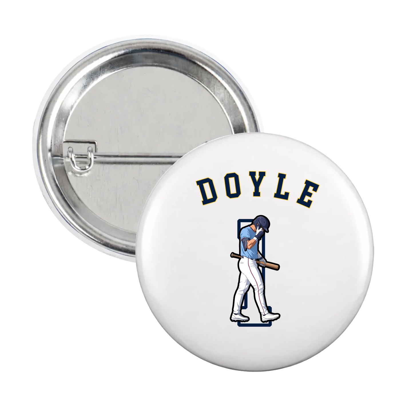 Game Day Button — Shirsey Arch in White
