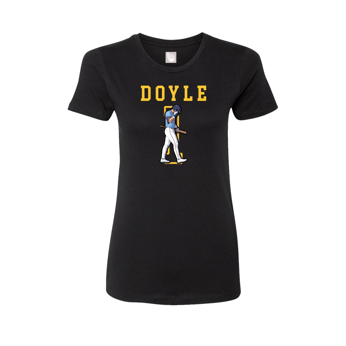 Fitted Women's Tee — Shirsey in Black