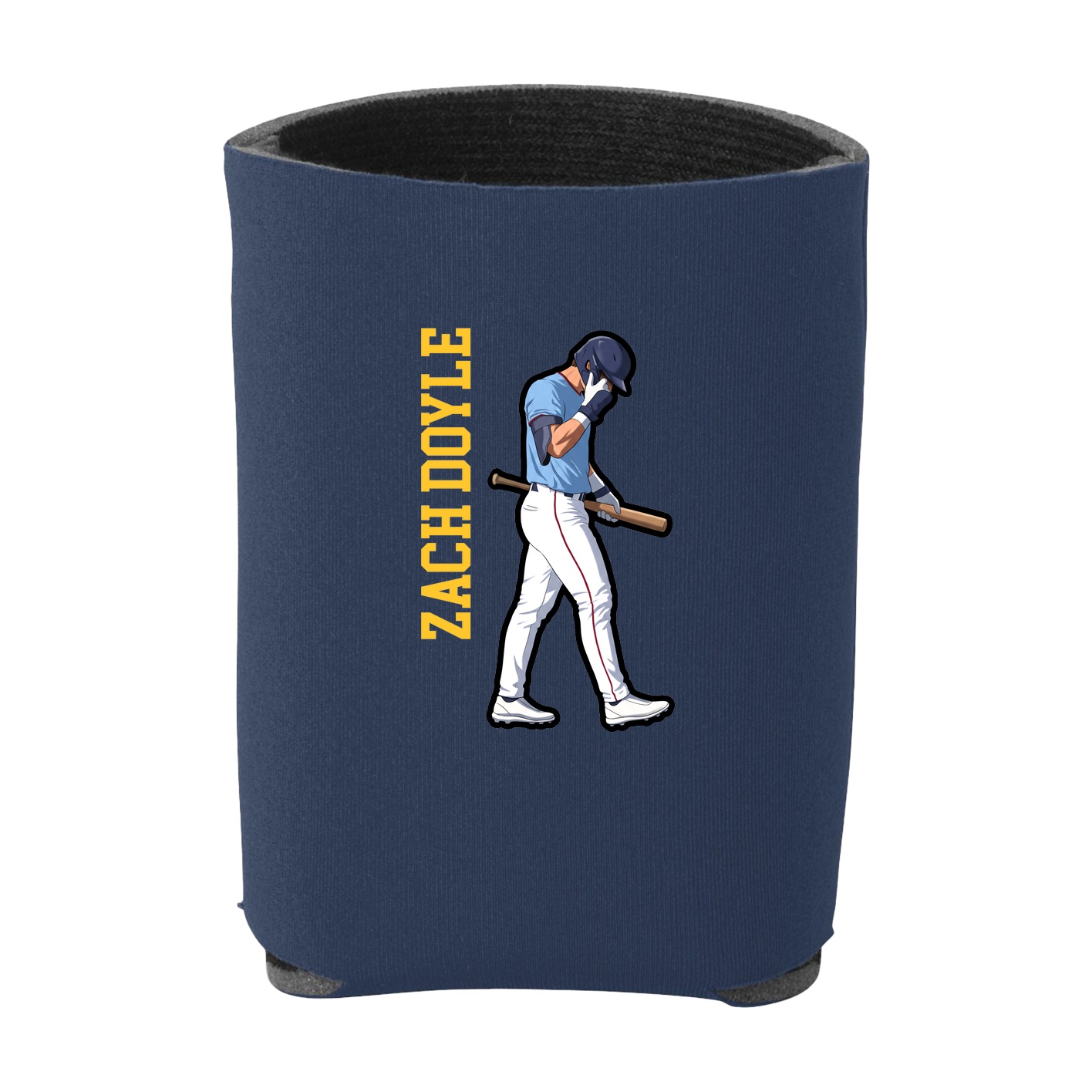 Can Holder — Name Vertical in Navy