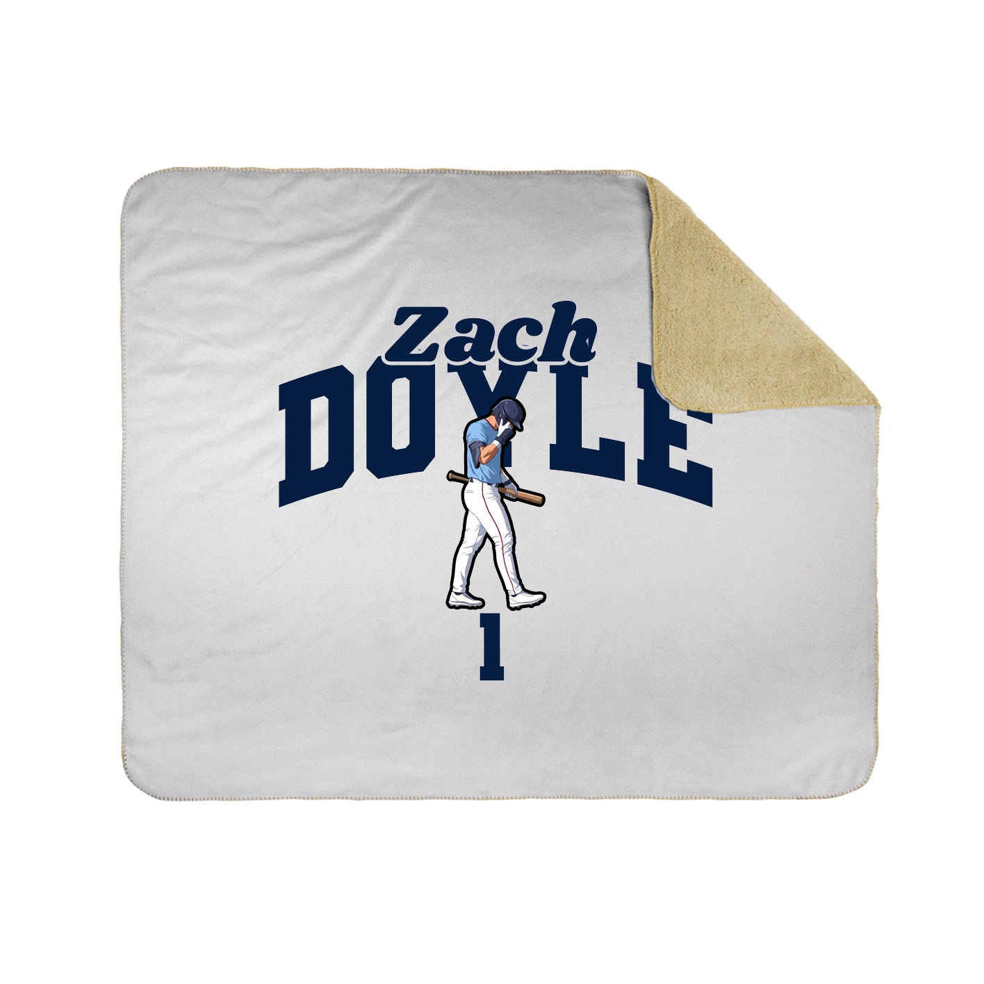 Throw Blanket — Signature Arch in White