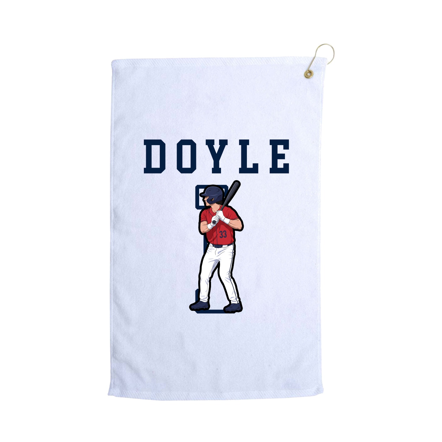 Golf Towel — Shirsey in White
