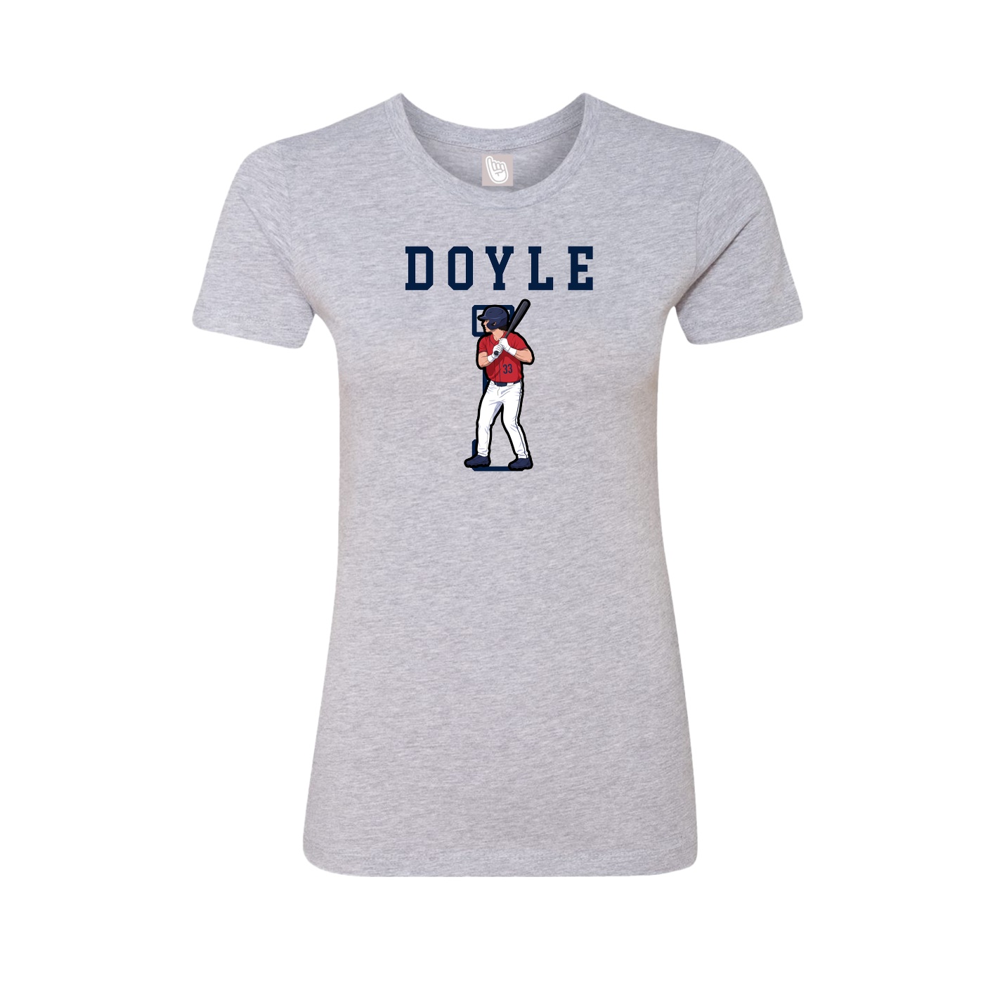 Fitted Women's Tee — Shirsey in Grey