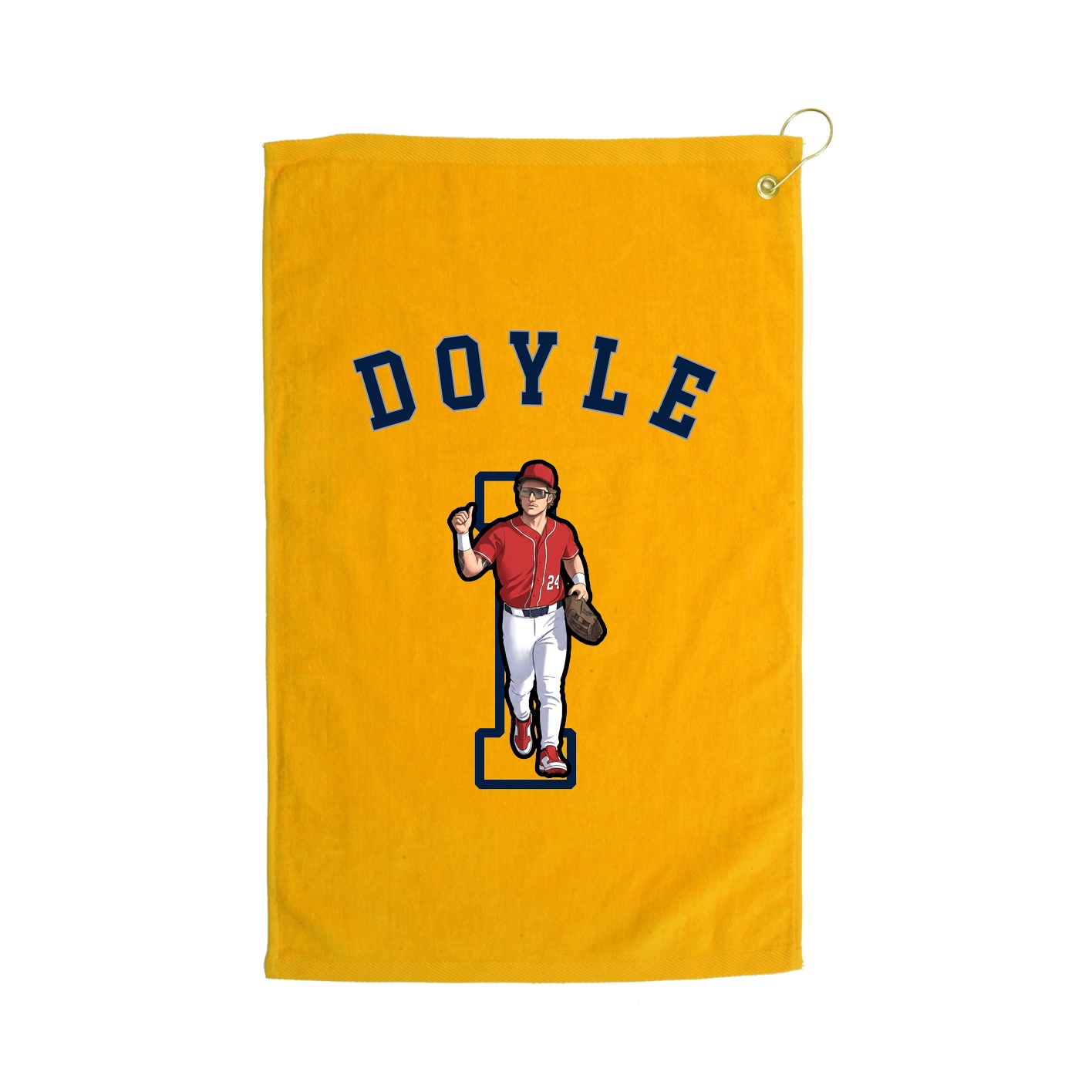 Golf Towel — Shirsey Arch in Gold