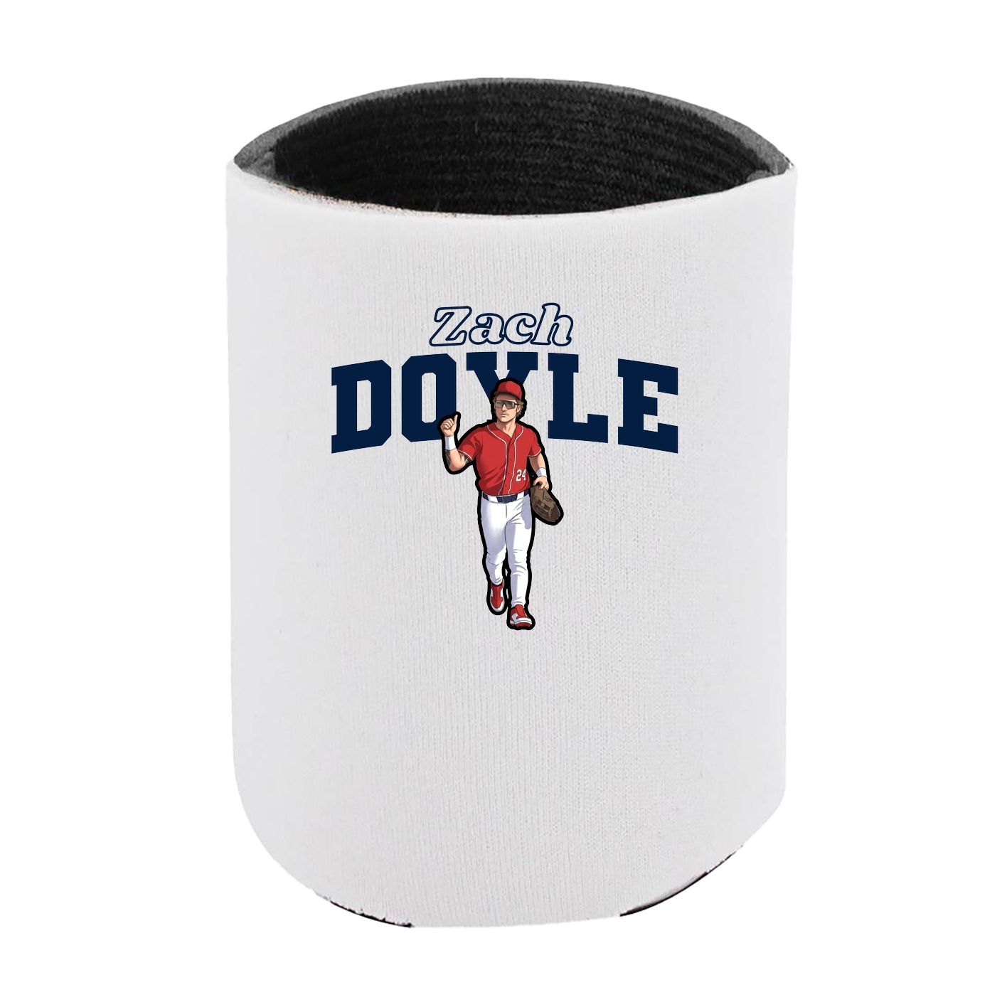 Can Holder — Name Arch in White