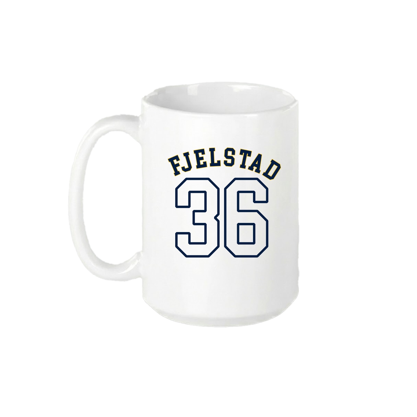 15oz Coffee Mug — Shirsey Arch in White