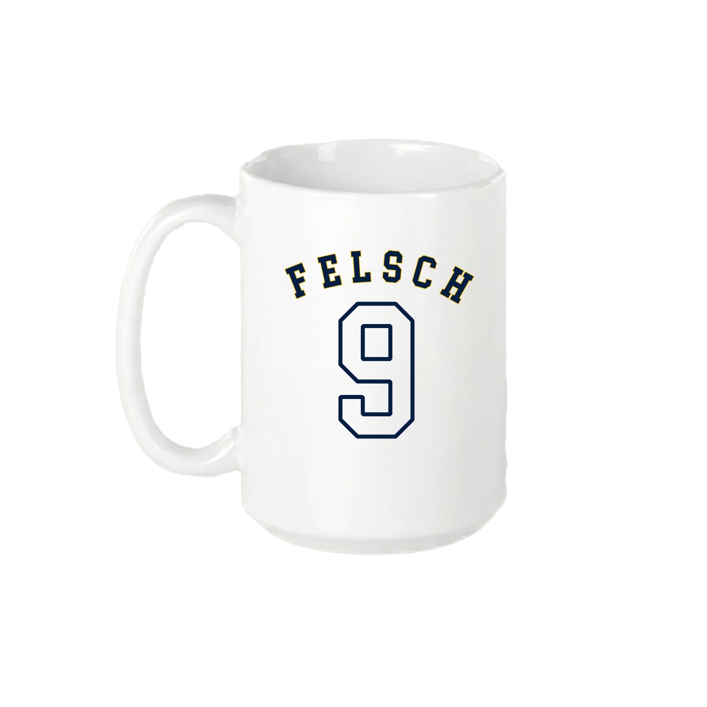 15oz Coffee Mug — Shirsey Arch in White