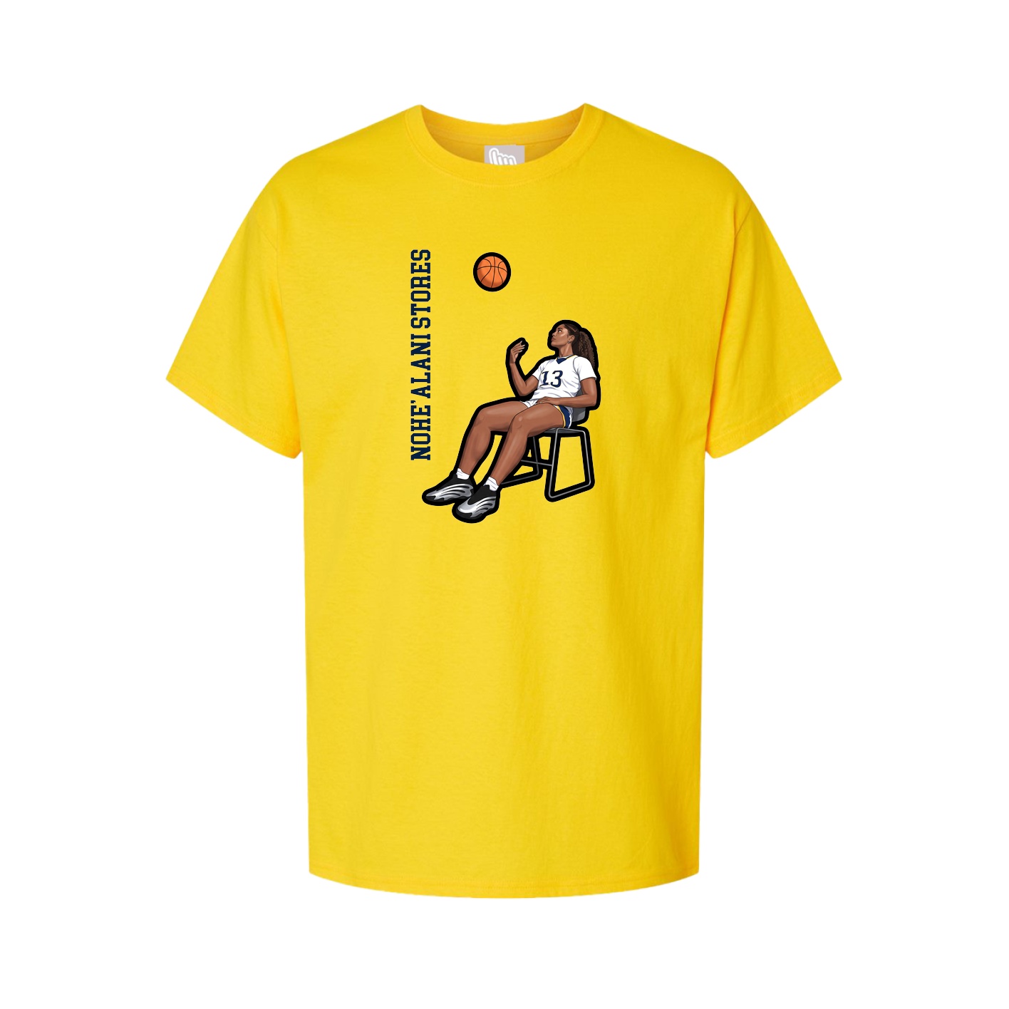 Tee — Name Vertical in Gold