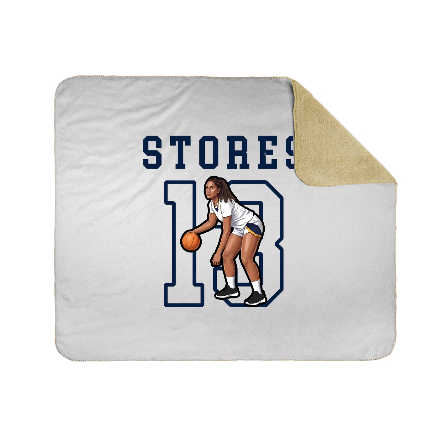 Throw Blanket — Shirsey in White