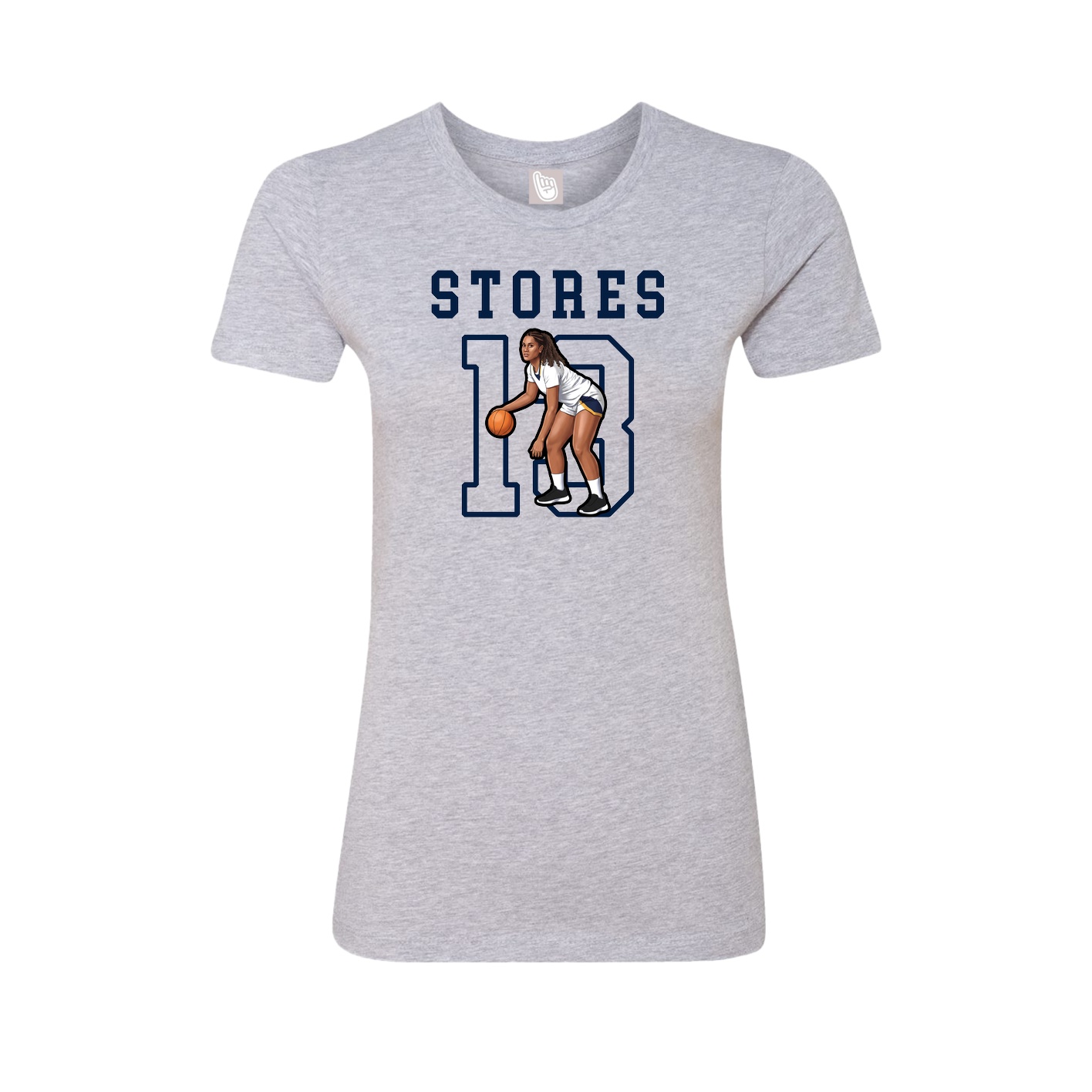 Fitted Women's Tee — Shirsey in Grey