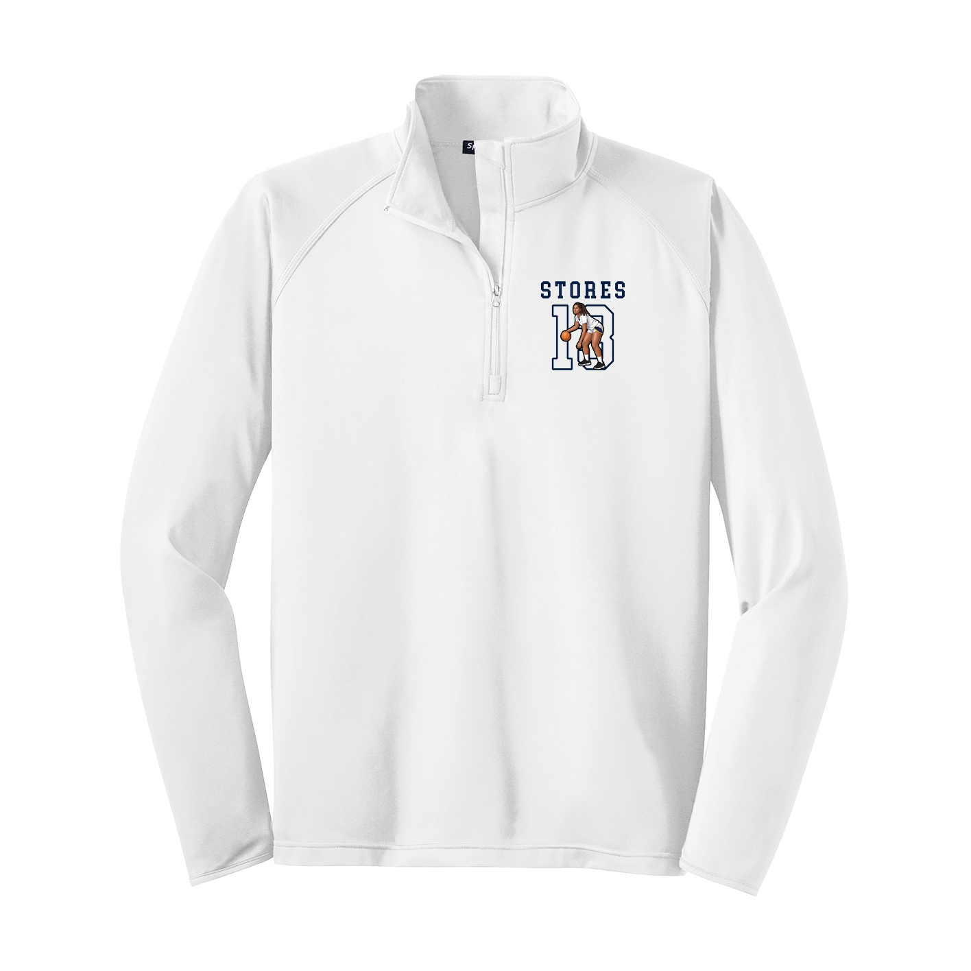 Q-Zip Pullover — Shirsey in White