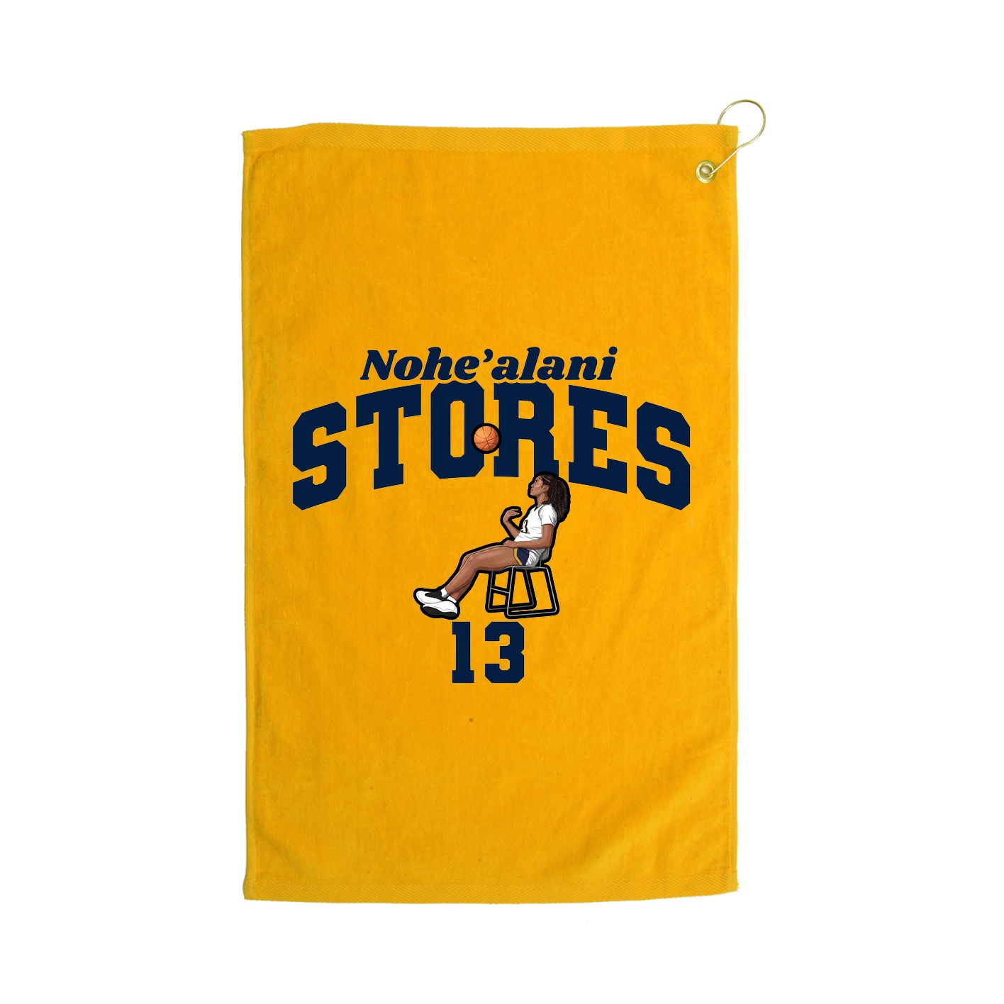 Golf Towel — Signature Arch in Gold
