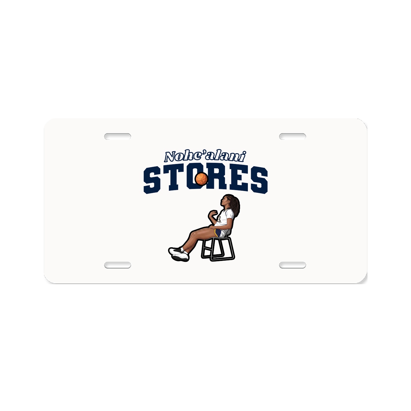 License Plate — Name Arch in Classic